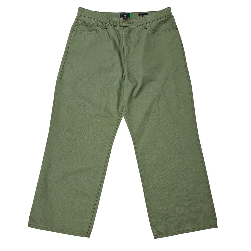 Dockers Men’s Jean Cut All Season Tech Straight Fit High Rise Size 34 Green